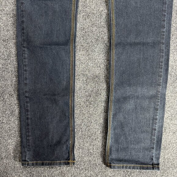 Max Azria Jeans Womens 27 Straight Leg Dark Wash Cotton Stretch Pockets - Picture 2 of 11